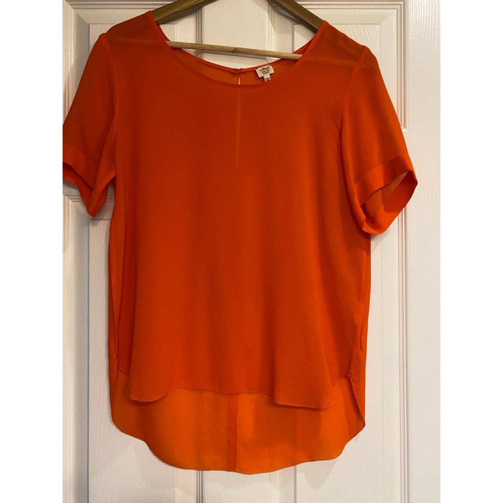 Wilfred Sheer Shortsleeve Blouse 🍊